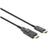 HDMI to Micro HDMI Plenum-Rated Cable, 4K@60Hz (Premium High Speed), 70m, Active, Detachable HDMI Male (Type A), Male to Male, Black, Gold Plated Contacts, Lifetime Warranty