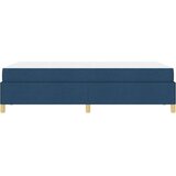  Krevet s opruga kutije Plava i bijela 120 x 200 cm tkanina | shoptok.hr