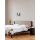 noo.ma Bijeli željezni tapecirani bračni krevet s podnicom 180x200 cm Eton Basic – | shoptok.hr