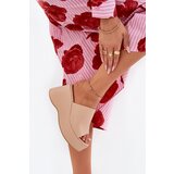 Boto Eco Leather Women's Sandals On Platform And Wedge Beige Kisoffi | shoptok.hr