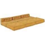  Modularna sofa 4 pcs Žuta Tkanina | shoptok.hr
