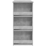  Barski stol sa stalkom za pohranu boja betona 102x50x103,5 cm | shoptok.hr