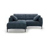 Micadoni Tamno plava kutna garnitura (s lijevim kutom/s ležaljkom) Bemy – | shoptok.hr