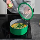 FABINI Aluminijast lonec s pokrovko in neprijemljivo površino za indukcijsko ploščo 2,4 l Meda 3.0 – | Shoptok.si