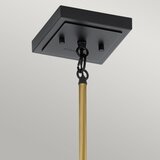 Quintiesse QN-KITNER-P-NBR - Luster na šipci KITNER 1xE27/60W/230V zlatna/crna | Eponuda.com