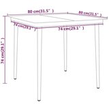  3-dijelni vrtni blagovaonski set crni | shoptok.hr