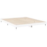  Okvir za krevet bijeli 200 x 200 cm od konstruiranog drva | shoptok.hr
