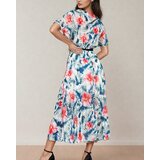 Resti Women's pleated floral midi dress | Shoptok.si