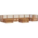  Set vanjskih sofa 8 pcs Prirodna | shoptok.hr