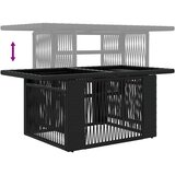  Sjedeća garnitura za vrt 9 kom. Crna i krem-bijela poliratan | shoptok.hr