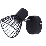 Candellux fly zidna lampa 1X40W E14 crna