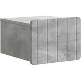  Noćni ormarić za montažu na zid Betonska siva 33 x 34,5 x 24 cm | shoptok.hr