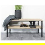 Spinder Design Črna/naravna kovinska omarica za čevlje Rizzoli – | Shoptok.si