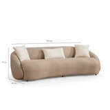 Atelier Del Sofa sofa sa 3 sedišta napoli 3 cappucino | Eponuda.com