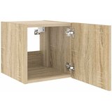  Zidni TV ormarić s LED svjetlima boja hrasta 30,5 x 35 x 30 cm | shoptok.hr