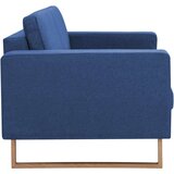 vidaXL Dvosjed od tkanine plavi | shoptok.hr