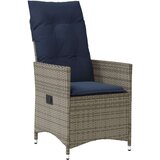 Bistro set od 3 komada s jastucima sivi poliratan | shoptok.hr