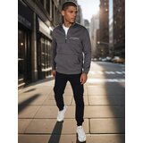 DStreet Bluza męska z nadrukiem grafitowa | shoptok.hr
