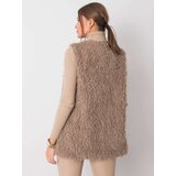 Wool Fashion Italia Vest-AT-KZ-22105.11P-dark beige | shoptok.hr