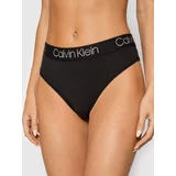 Calvin Klein Ženski donji veš Underwear HIGH WAIST THONG crni