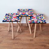Hanah home set klub stočića 3Shp34, 3 komada, Šarena | ePonuda.com