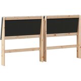 vidaXL tapecirano vzglavje temno siva 200 cm masivno borovo les | Shoptok.si