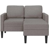SOFA 2-sjed s ležaljkom u obliku slova L Taupe 125 cm tkanina | shoptok.hr