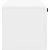 TV ormar za zid 98 x 31 x 30 cm Bijela visokog sjaja | shoptok.hr