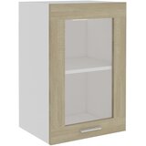 Viseći stakleni ormarić "Lyon" hrast Sonoma 40x31x60 cm Konstruirano drvo | shoptok.hr