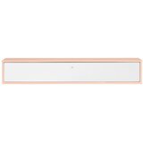Hammel Furniture Bela/svetlo rožnata TV omarica 133x22x32,5 cm Mistral – Cene