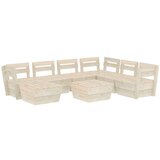  8-dijelna vrtna garnitura od paleta od impregnirane smrekovine | shoptok.hr