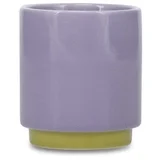 Zelena/vijolična skodelica iz kamenine 130 ml Duo –