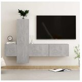  3-dijelni set TV ormarića siva boja betona od iverice | shoptok.hr