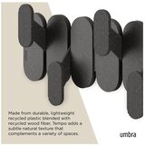 Umbra Mat črn jeklen stenski obešalnik 16 cm Tempo – | Shoptok.si