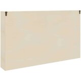 Stenska vitrina s polico Bež 60 x 8,5 x 37 cm Konstruiran les, (5000201638) | Shoptok.si
