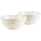 guzzini Komplet 2 skled Ø12 cm LE MURRINE - Pearl/White/Pearl Cene