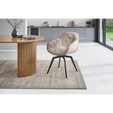 Livetastic NASLANJAČ, kovina, tekstil črna, svetlo rjava | Shoptok.si