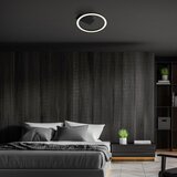BRILONER 3778-015 - LED stropna svetiljka FRAME LED/5W/230V prečnik 20 cm crna Slike