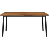  Stol za blagovanje s prirodnim rubom 160 x 80 x 75 cm Prirodna | shoptok.hr