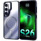 3mk Ovitek SATIN ARMOR MagCase za Samsung Galaxy S26 - črn, prozoren | Shoptok.si