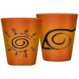 aby Glass Glass XXL Naruto Shippuden - Konoha in Seal - Orange - 400 ml, (20851002)
