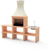 Movelar Khiva Plus + Modul - delovni pult + Modul - umivalnik s pipo - oranžna | Shoptok.si