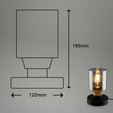 BRILONER 7486015 - Stona lampa 1xE27/10W/230V crna | Eponuda.com