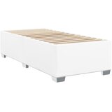  s oprugama i madracem bijeli 90 x 190 cm od umjetne kože | shoptok.hr