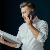 Onasi Wallet denarnica usnjena preklopna torbica Samsung Galaxy Z Fold 6 - črna | Shoptok.si