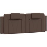  Okvir za krevet Viana bez madraca smeđi 140x190 cm od umjetne kože | shoptok.hr