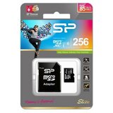  SiliconPower 256GB micro SDXC UHS-I U1 classa10 SR104+adapter ( MCSP256G10A/Z ) cene