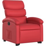  Naslonjač na podizanje od umjetne kože crveni | shoptok.hr