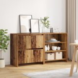 vidaXL Strani šal 2 pcs Star les 70 x 41 x 75 cm Konstruiran les | Shoptok.si