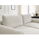 Bobochic Paris Krem sklopiva sofa od samta 257 cm Lucien – | shoptok.hr
